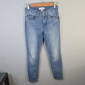 Lucky Brand Jeans Women's Size 4 Size 27 Light Blue Denim Ava Mid-rise Skinny